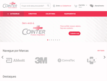 Tablet Screenshot of cointer.com.br
